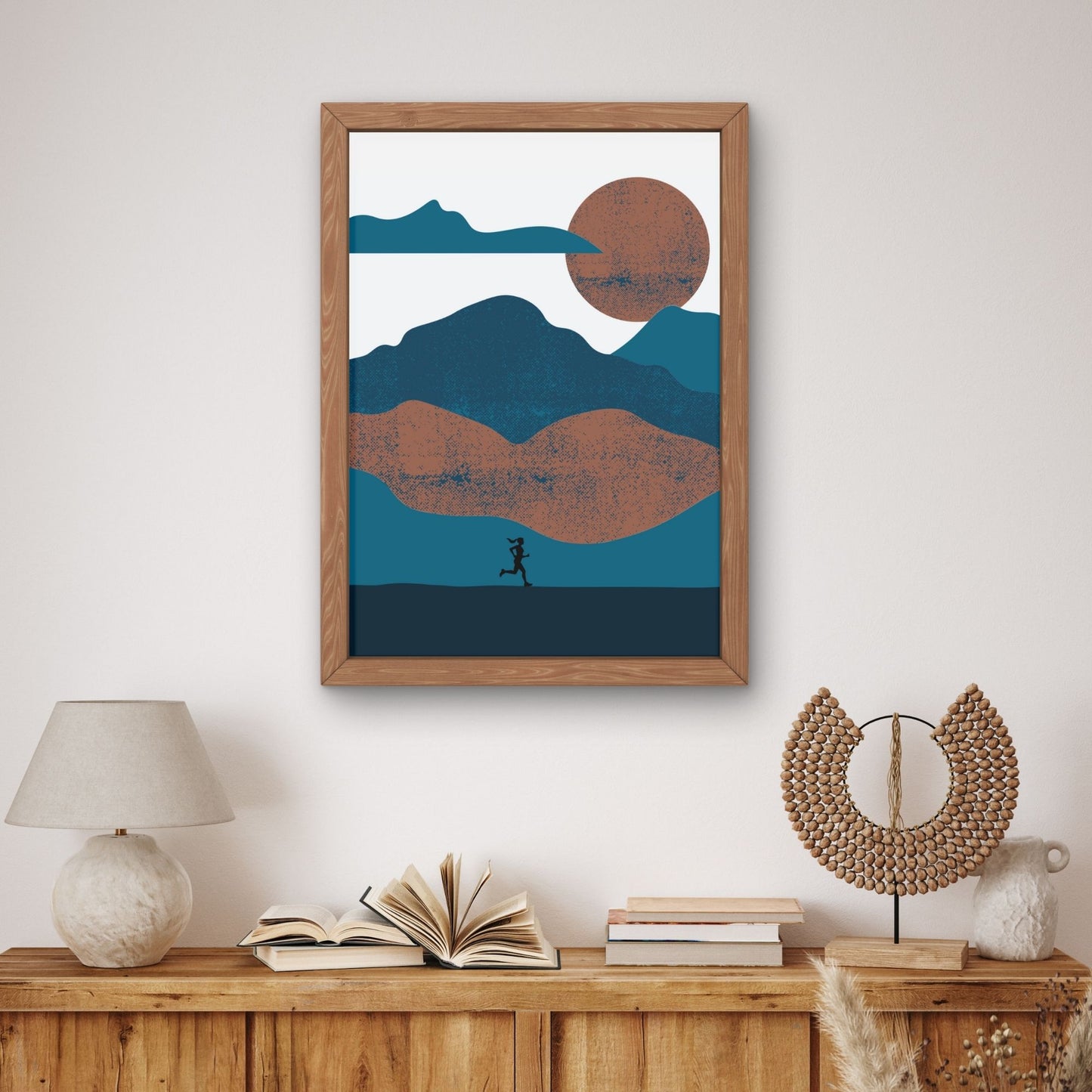 Abstract Mountain Run