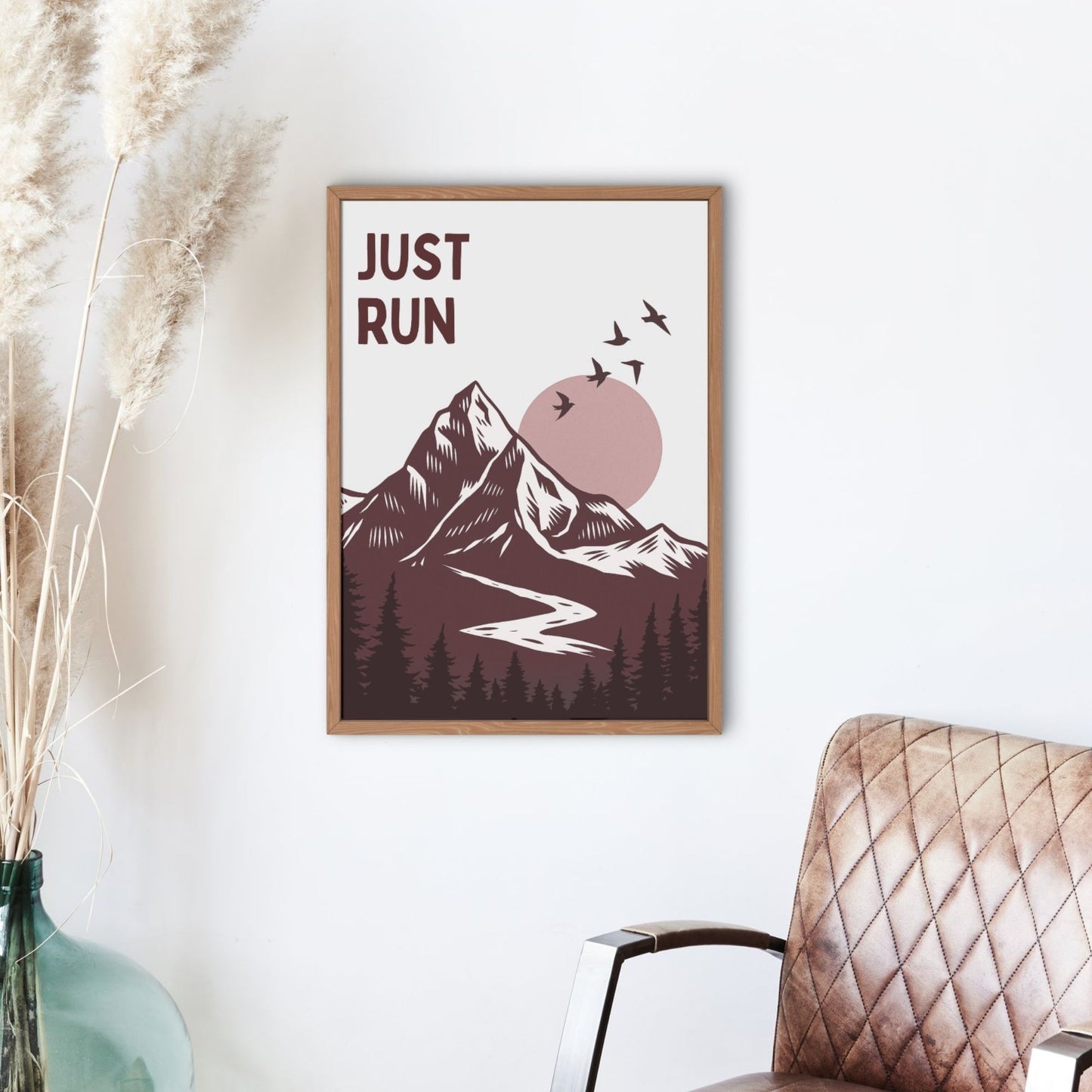 Just Run – Mountain Adventure Art Print