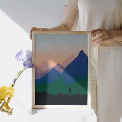 Moonlit Mountain Run