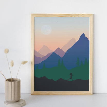 Moonlit Mountain Run