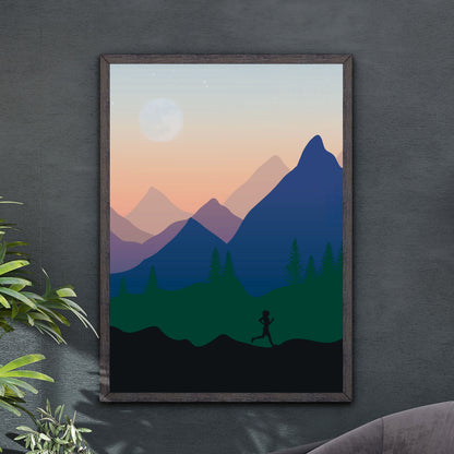 Moonlit Mountain Run