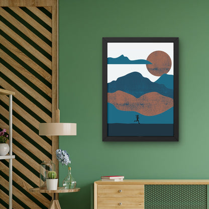 Abstract Mountain Run