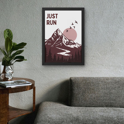 Just Run – Mountain Adventure Art Print