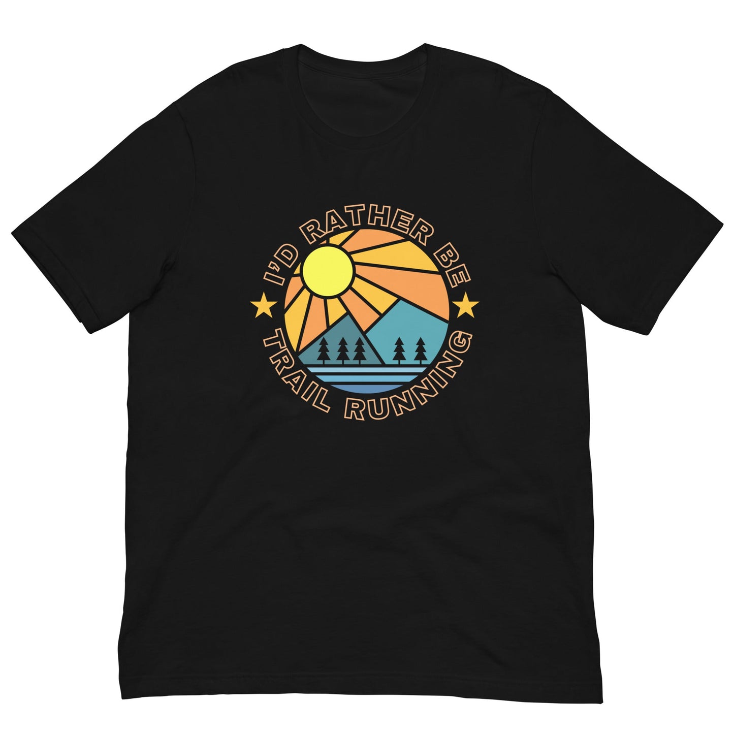 I'd Rather Be Trail Running T-shirt - The Running Collective