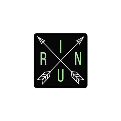 RUN Arrow Sticker - The Running Collective