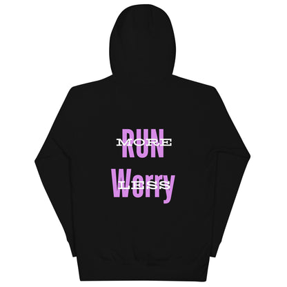 Run More Worry Less Hoodie - The Running Collective