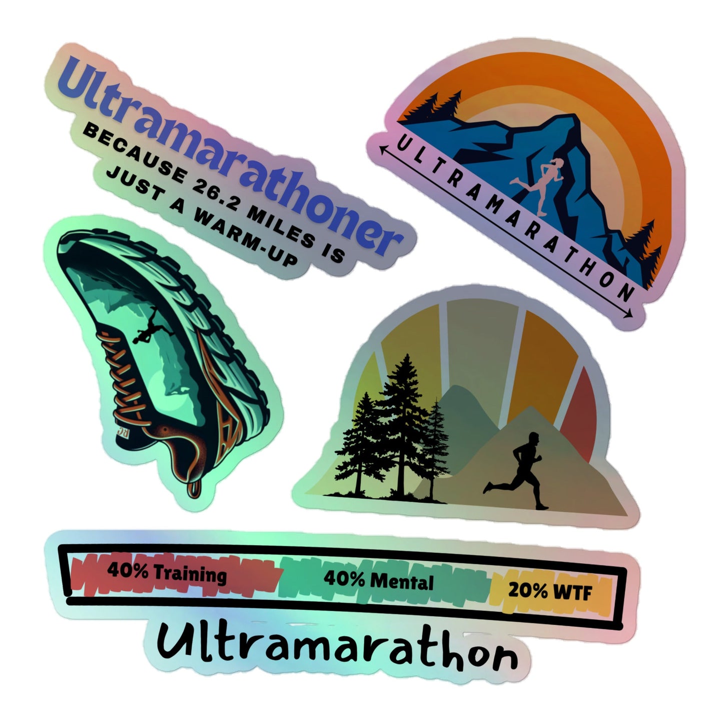 Ultra Runner Sticker Pack - The Running Collective