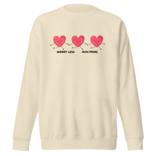 Worry Less, Run More Sweatshirt - The Running Collective